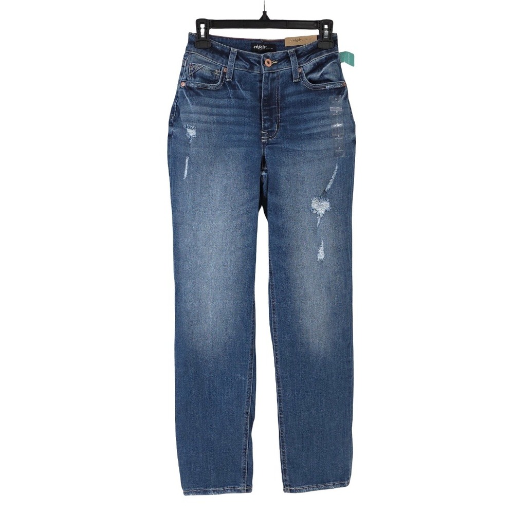 Edgely by Maurices Relaxed Straight Leg Jeans Size 0